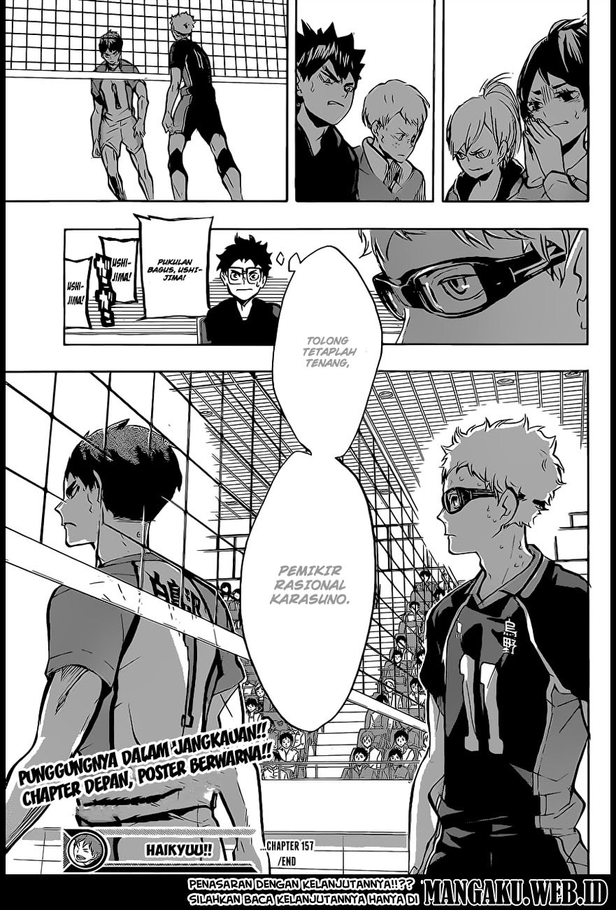 Baca Haikyuu!! - Chapter 157 halaman 18