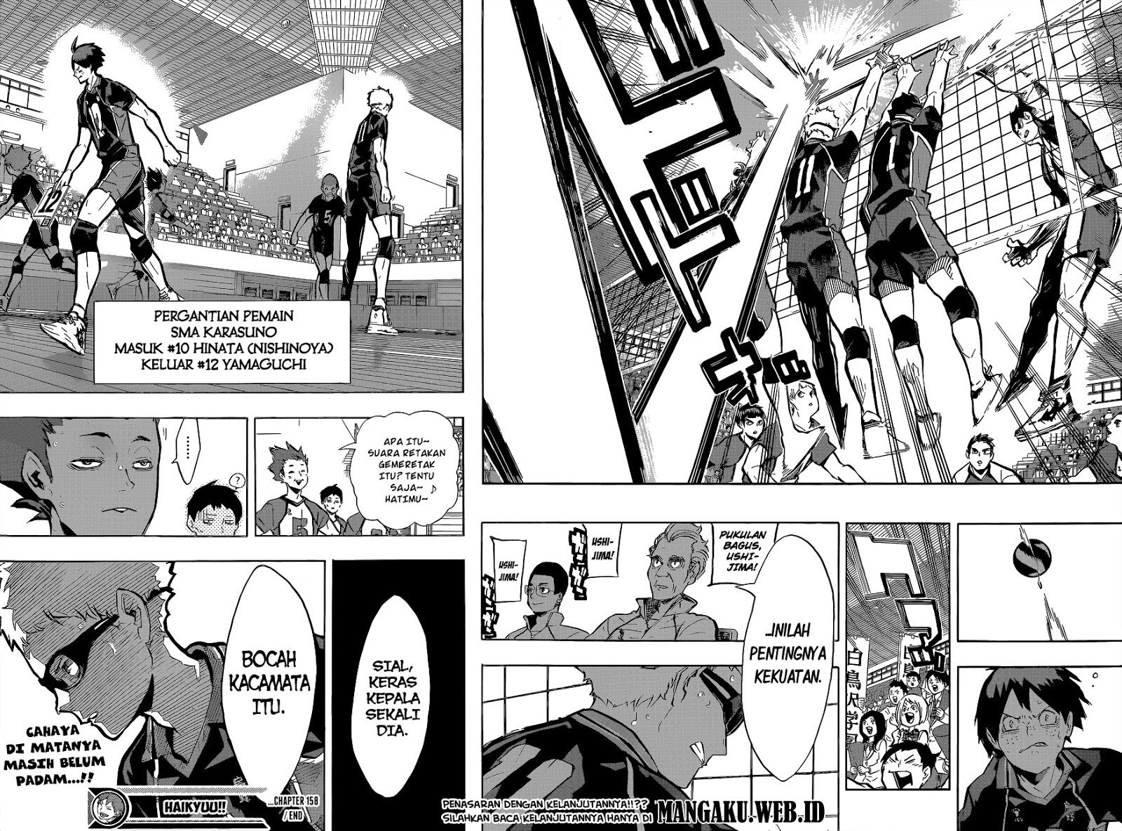 Baca Haikyuu!! - Chapter 158 halaman 17