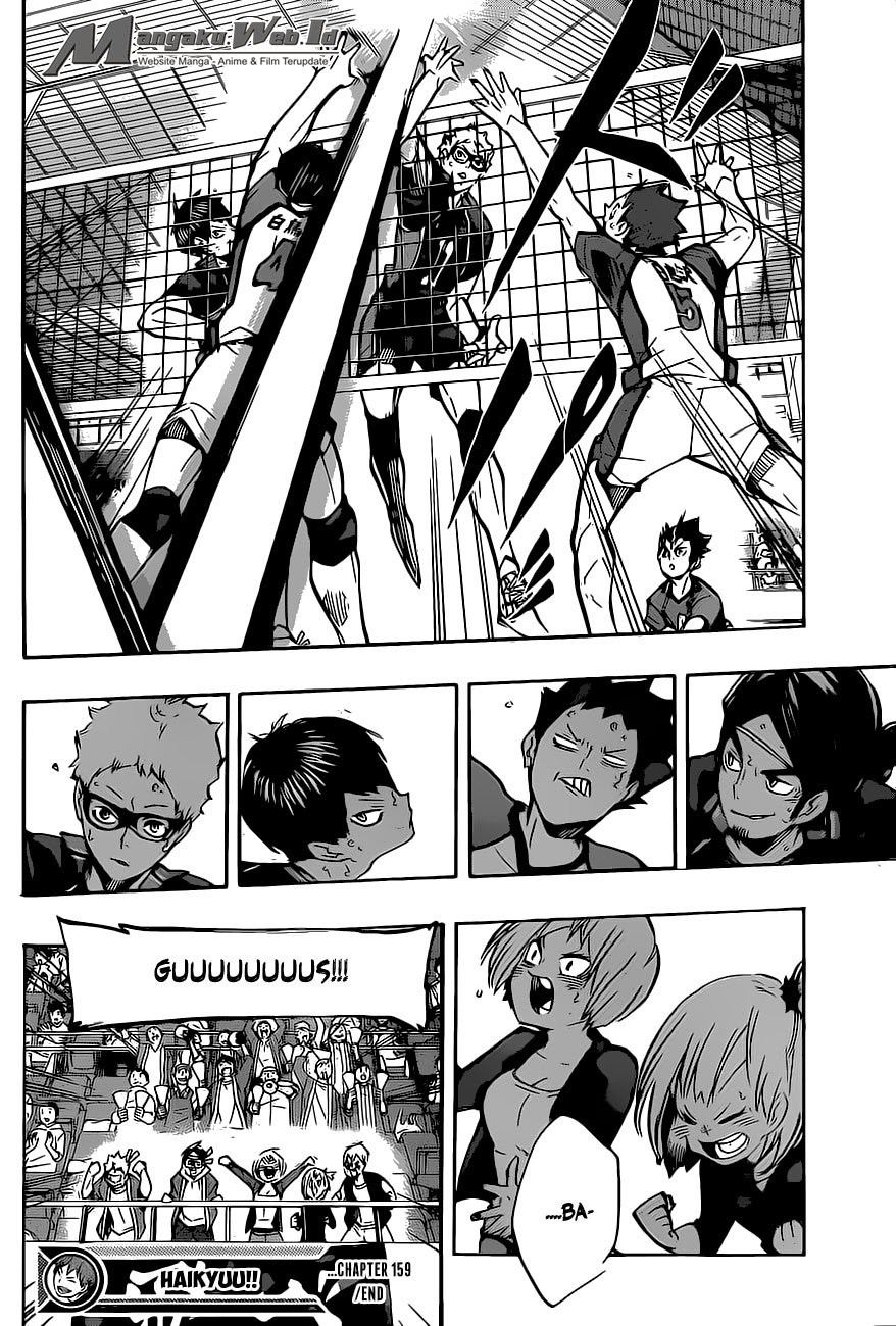 Baca Haikyuu!! - Chapter 159 halaman 18