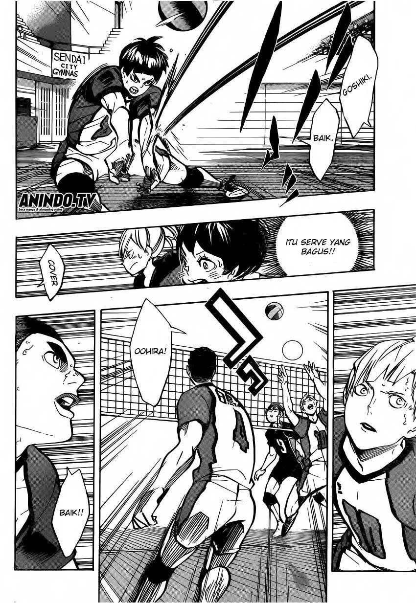 Baca Haikyuu!! - Chapter 160 halaman 9