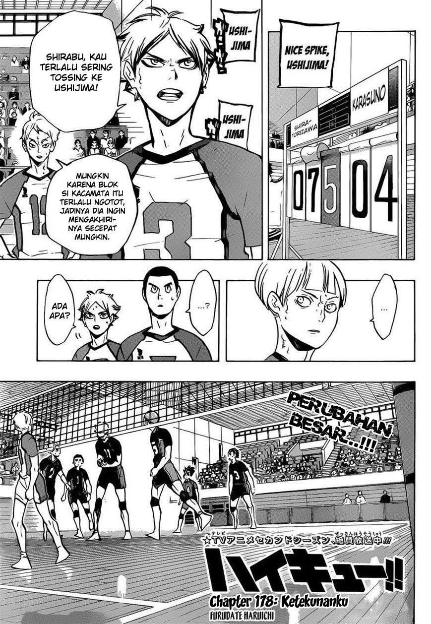 Baca Haikyuu!! - Chapter 178 halaman 1