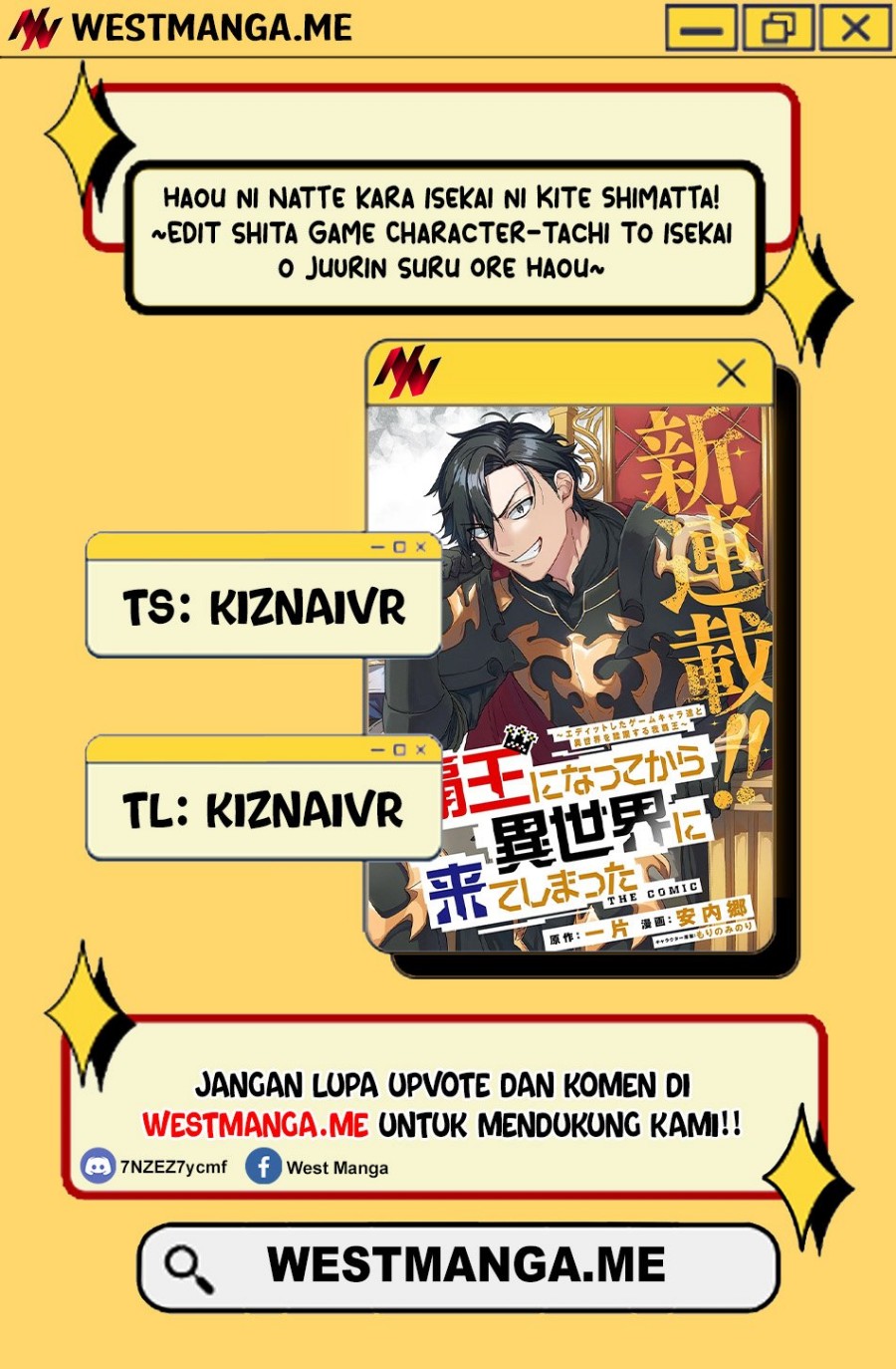 Haou ni Natte kara Isekai ni Kite Shimatta! ~Edit shita Game Character-tachi to Isekai o Juurin suru Ore Haou~ Chapter 2.1 - Page 1