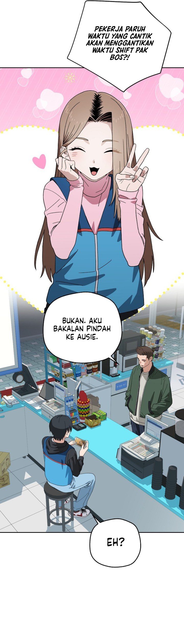 Baca Healing at the Academy Convenience Store Chapter 1 Bahasa Indonesia page 14