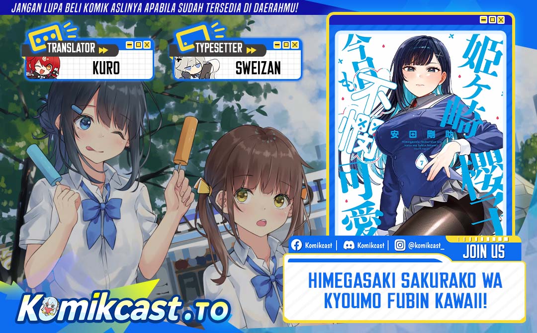 Baca Himegasaki Sakurako wa Kyoumo Fubin Kawaii! - Chapter 58 halaman 1