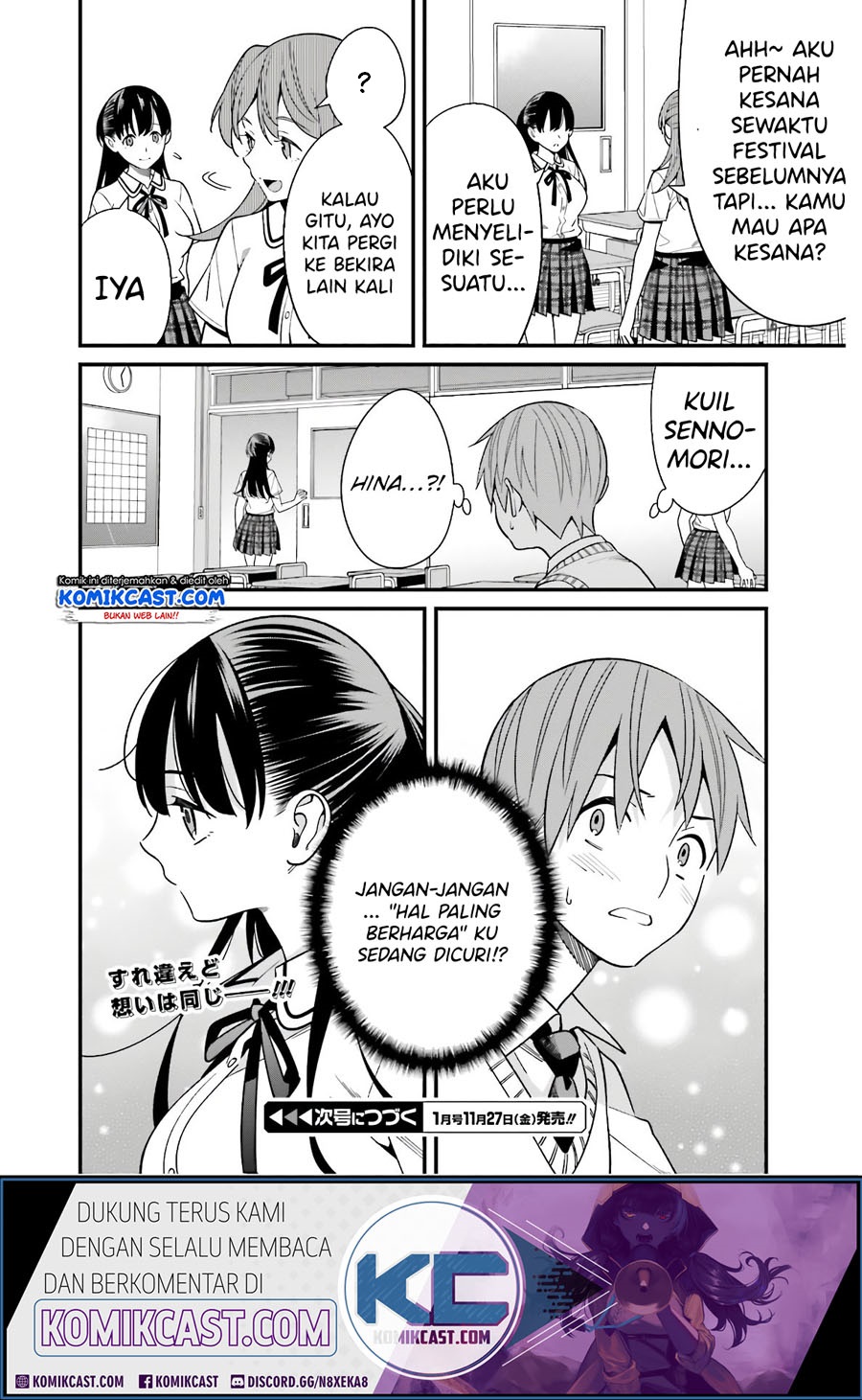 Baca Uchi no Seiso-kei Iinchou ga Katsute Chuunibyou Idol Datta Koto wo Ore Dake ga Shitteiru. - Chapter 18 halaman 21