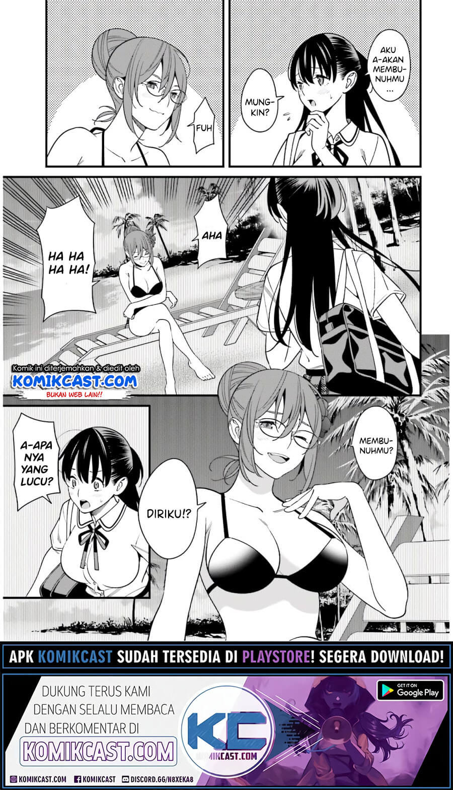Baca Uchi no Seiso-kei Iinchou ga Katsute Chuunibyou Idol Datta Koto wo Ore Dake ga Shitteiru. - Chapter 21 halaman 8