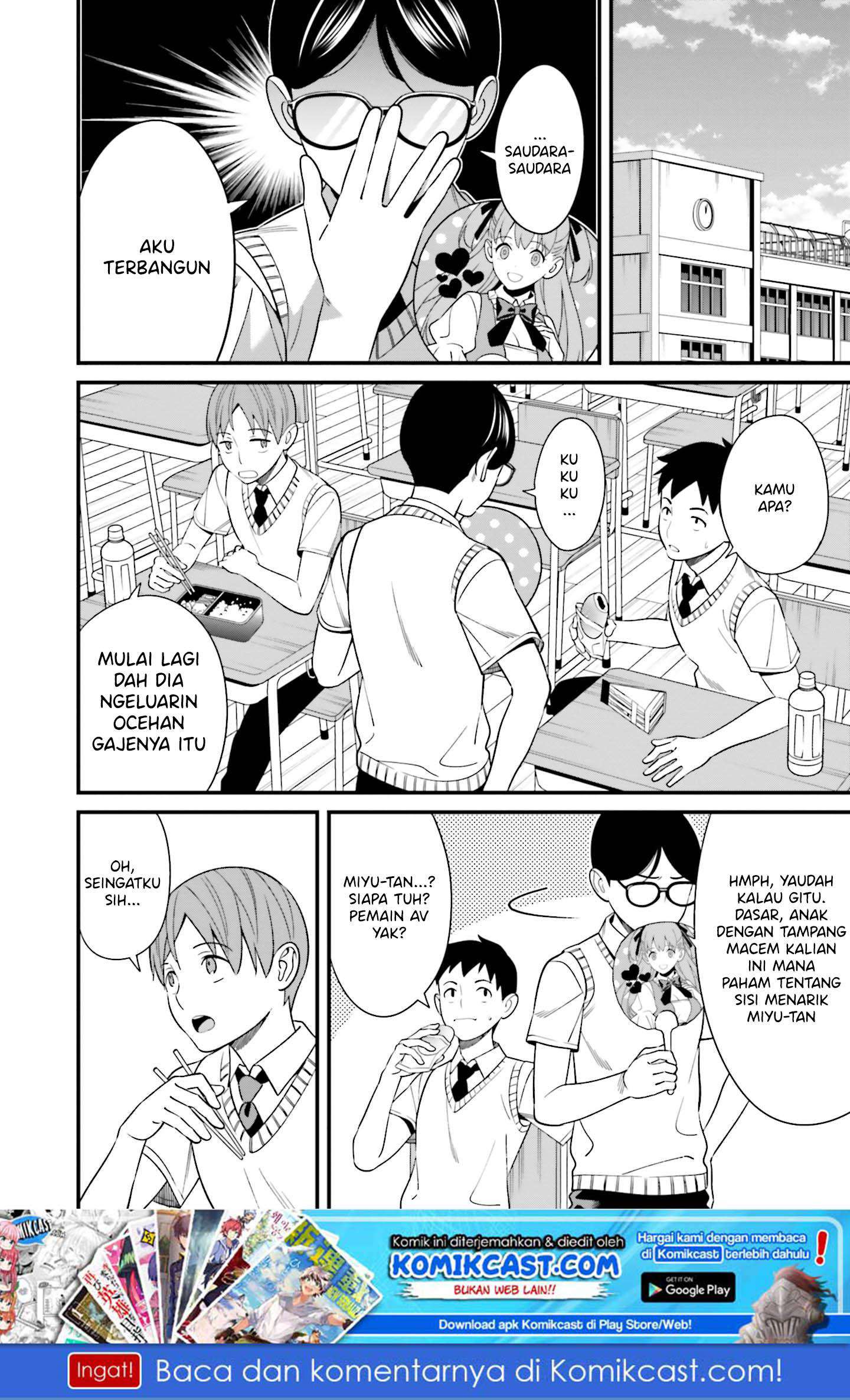Baca Uchi no Seiso-kei Iinchou ga Katsute Chuunibyou Idol Datta Koto wo Ore Dake ga Shitteiru. - Chapter 3.5 halaman 5
