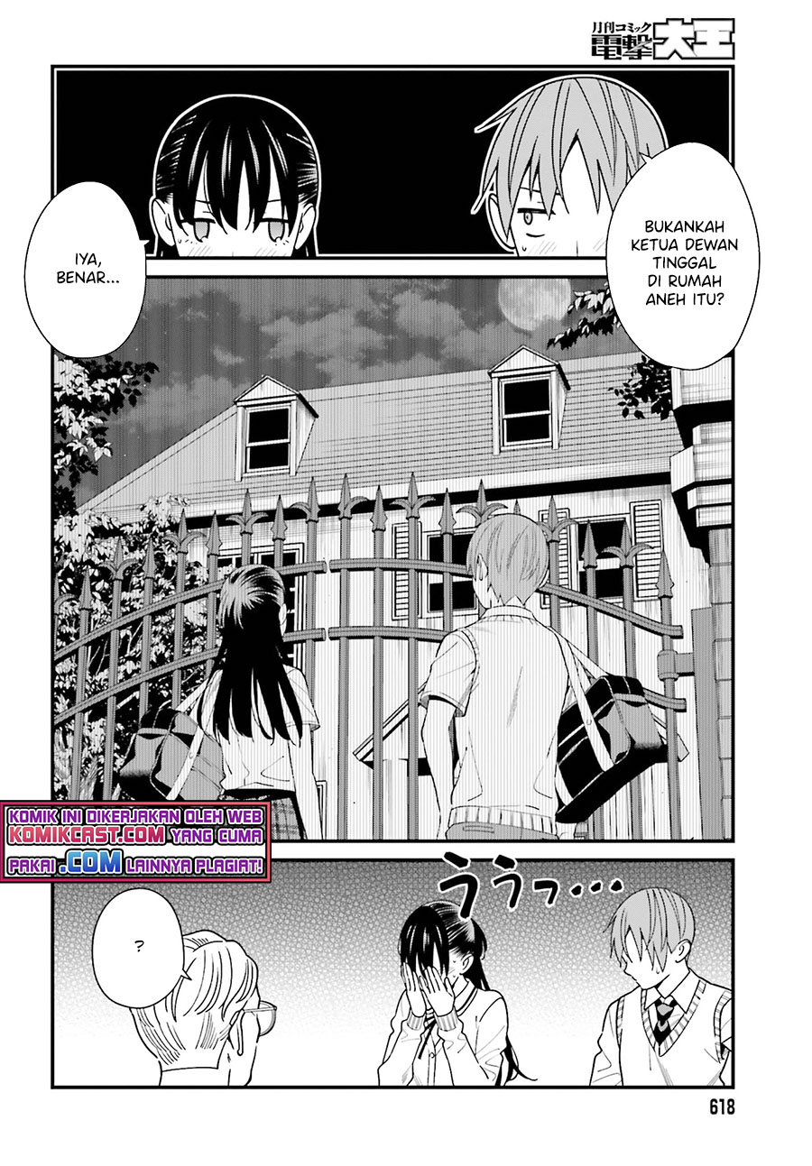 Baca Uchi no Seiso-kei Iinchou ga Katsute Chuunibyou Idol Datta Koto wo Ore Dake ga Shitteiru. - Chapter 35 halaman 3