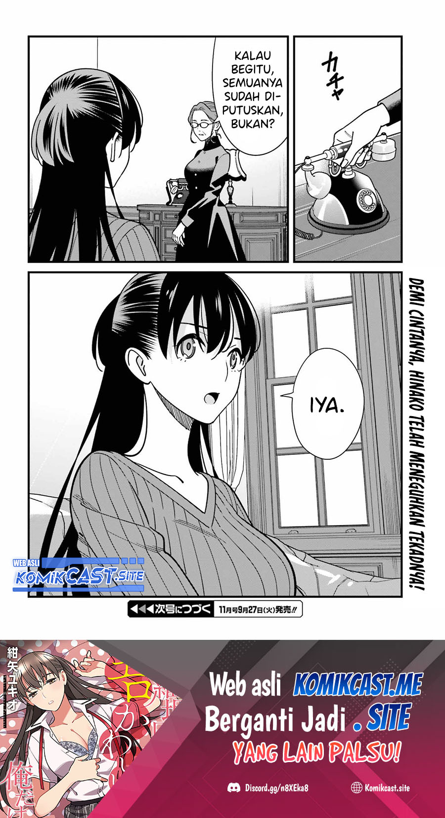 Baca Uchi no Seiso-kei Iinchou ga Katsute Chuunibyou Idol Datta Koto wo Ore Dake ga Shitteiru. - Chapter 40 halaman 27
