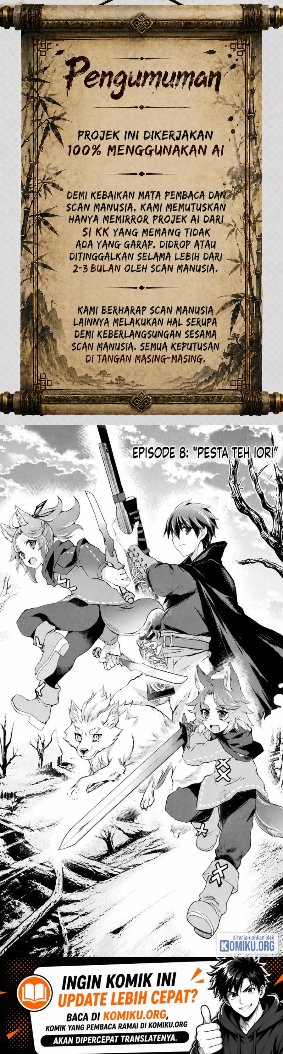 Hirotta Mono Ha Taisetsu Ni Shimasho Kookami Ni Kinirareta Otoko No Teni Monogatari Chapter 8 - Page 1