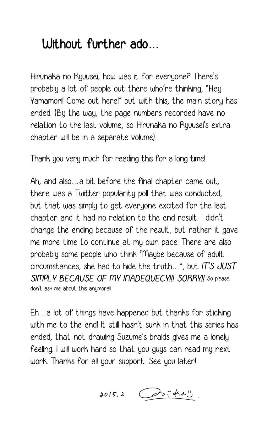 Baca Hirunaka no Ryuusei - Chapter 78.1 halaman 8