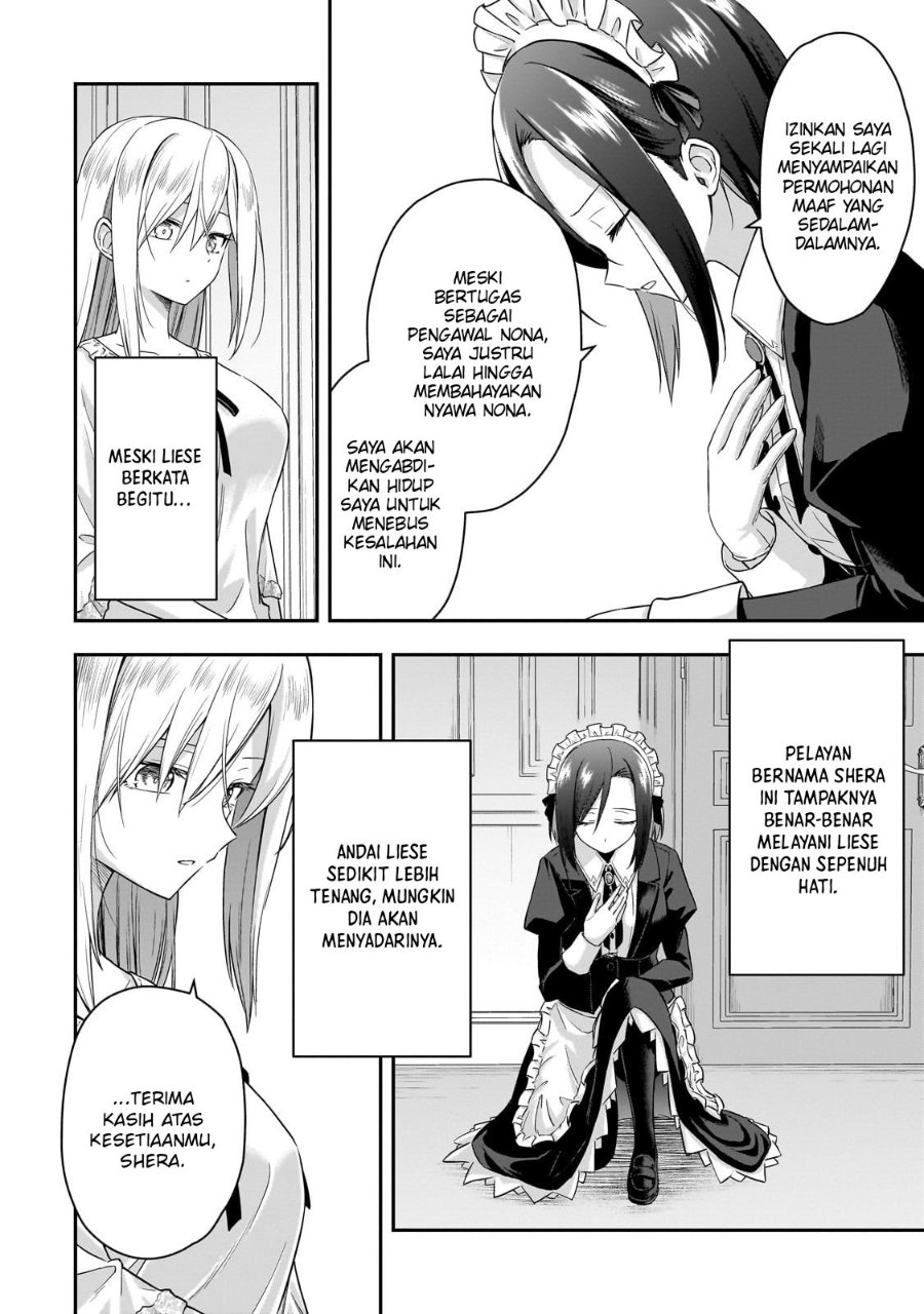 Baca Hissatsu Reijou Liese ~Tensei Shita Saikyou no Koroshiya wa, Yami wo Matou Akuyaku Reijou to Naru~ - Chapter 1.2 halaman 22