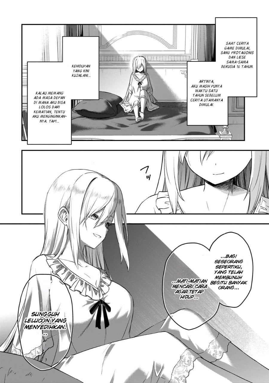 Baca Hissatsu Reijou Liese ~Tensei Shita Saikyou no Koroshiya wa, Yami wo Matou Akuyaku Reijou to Naru~ - Chapter 1.2 halaman 4
