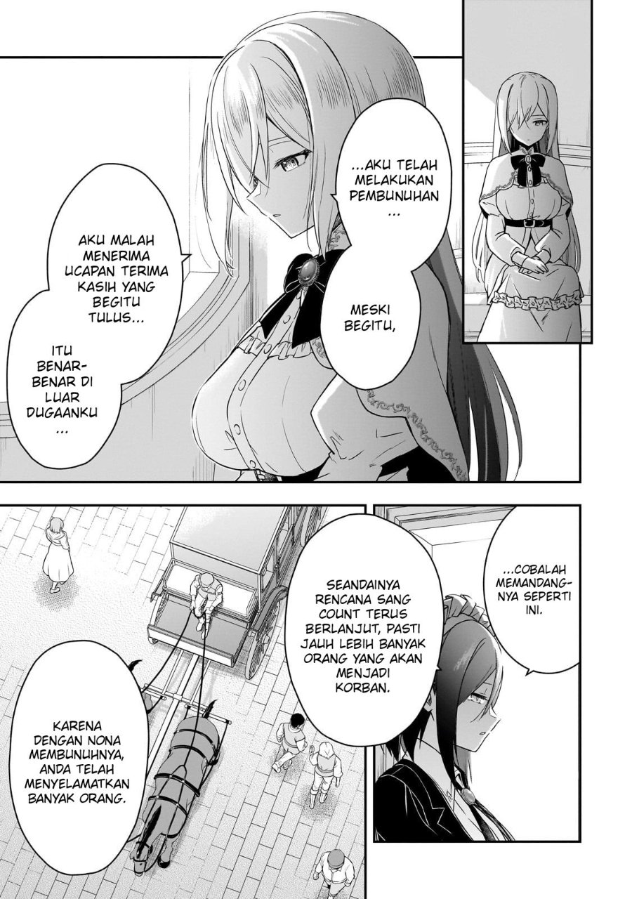 Baca Hissatsu Reijou Liese ~Tensei Shita Saikyou no Koroshiya wa, Yami wo Matou Akuyaku Reijou to Naru~ - Chapter 1.3 halaman 19