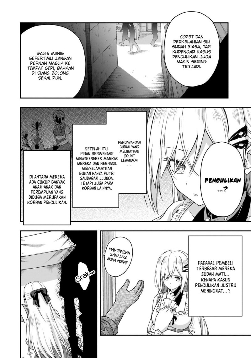 Baca Hissatsu Reijou Liese ~Tensei Shita Saikyou no Koroshiya wa, Yami wo Matou Akuyaku Reijou to Naru~ - Chapter 2.1 halaman 12