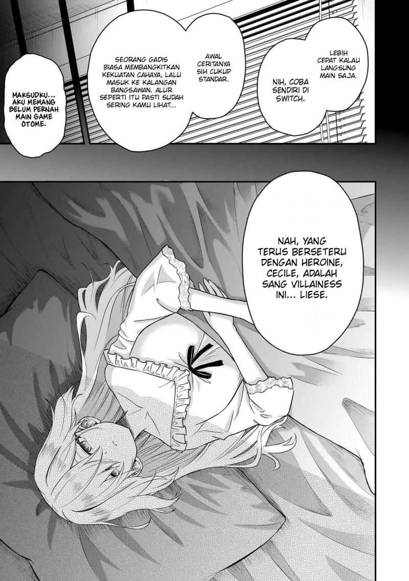 Baca Hissatsu Reijou Liese ~Tensei Shita Saikyou no Koroshiya wa, Yami wo Matou Akuyaku Reijou to Naru~ - Chapter 2.1 halaman 3