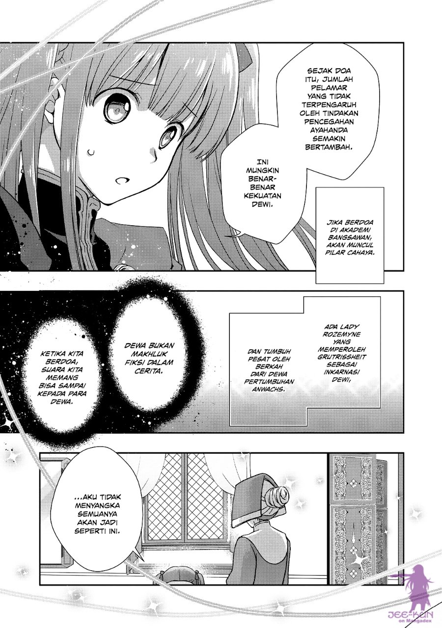 Baca Honzuki no Gekokujou: Hannerōre no Kizoku-in Gonensei Ichi – Koishite Mitai O’hime-sama Chapter 8 Bahasa Indonesia page 24