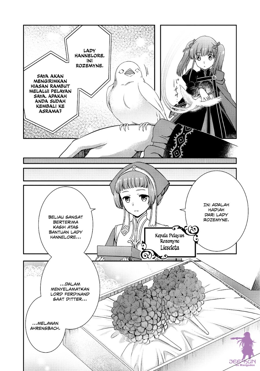 Baca Honzuki no Gekokujou: Hannerōre no Kizoku-in Gonensei Ichi – Koishite Mitai O’hime-sama Chapter 8 Bahasa Indonesia page 30