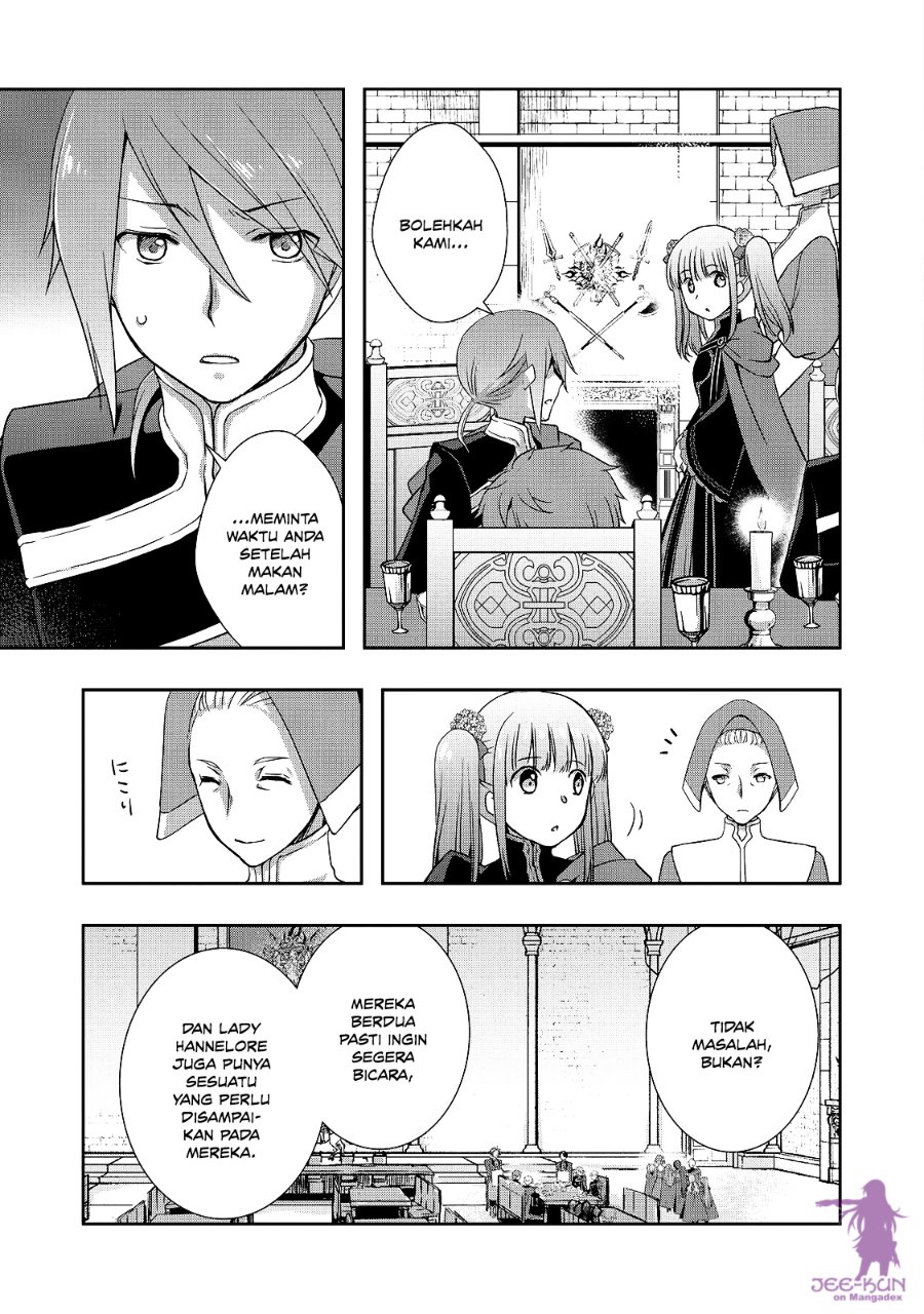 Baca Honzuki no Gekokujou: Hannerōre no Kizoku-in Gonensei Ichi – Koishite Mitai O’hime-sama Chapter 8 Bahasa Indonesia page 40