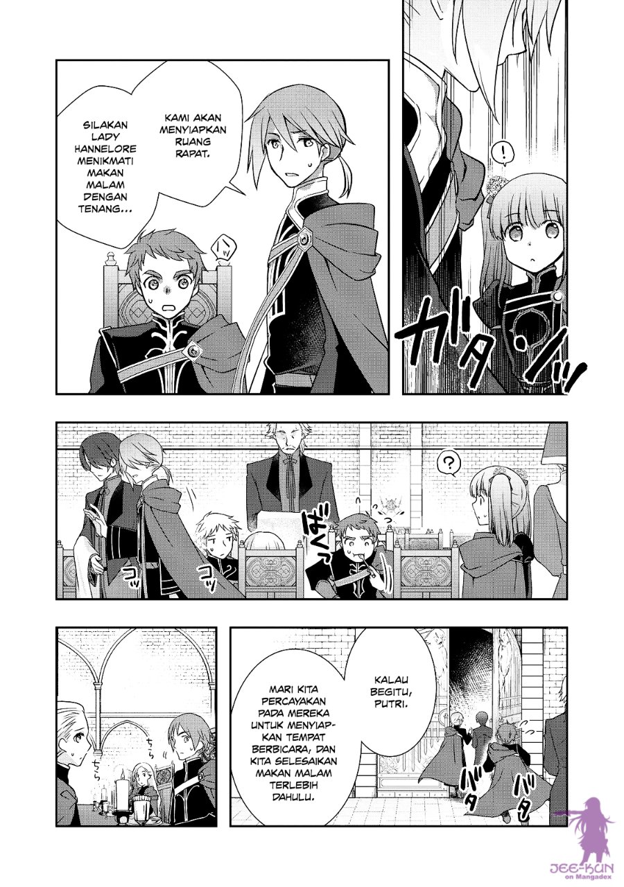 Baca Honzuki no Gekokujou: Hannerōre no Kizoku-in Gonensei Ichi – Koishite Mitai O’hime-sama Chapter 8 Bahasa Indonesia page 42