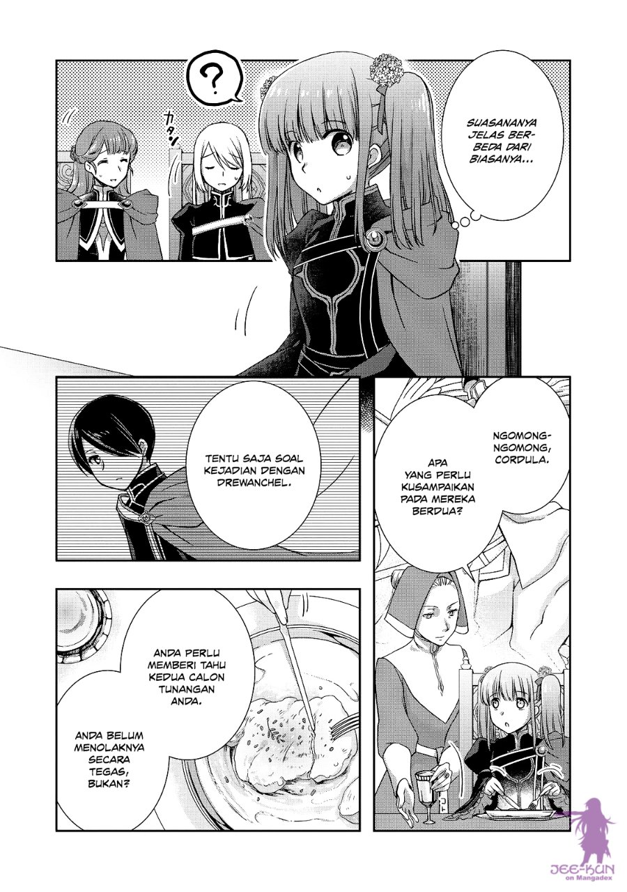 Baca Honzuki no Gekokujou: Hannerōre no Kizoku-in Gonensei Ichi – Koishite Mitai O’hime-sama Chapter 8 Bahasa Indonesia page 44