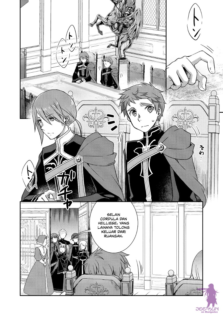 Baca Honzuki no Gekokujou: Hannerōre no Kizoku-in Gonensei Ichi – Koishite Mitai O’hime-sama Chapter 8 Bahasa Indonesia page 50