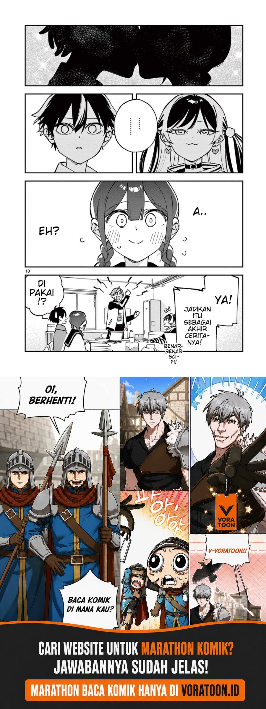Houkago Bokura wa Uchuu ni Madou Chapter 61 - Page 10