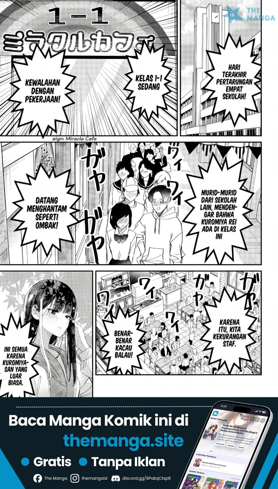Baca Houkago no Idol ni wa Himitsu ga aru - Chapter 46 halaman 2