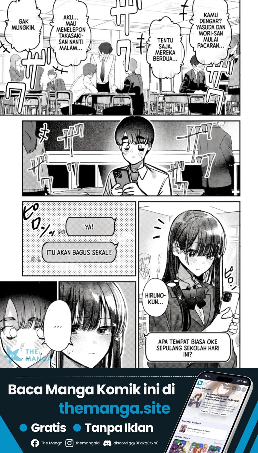 Baca Houkago no Idol ni wa Himitsu ga aru - Chapter 48 halaman 2