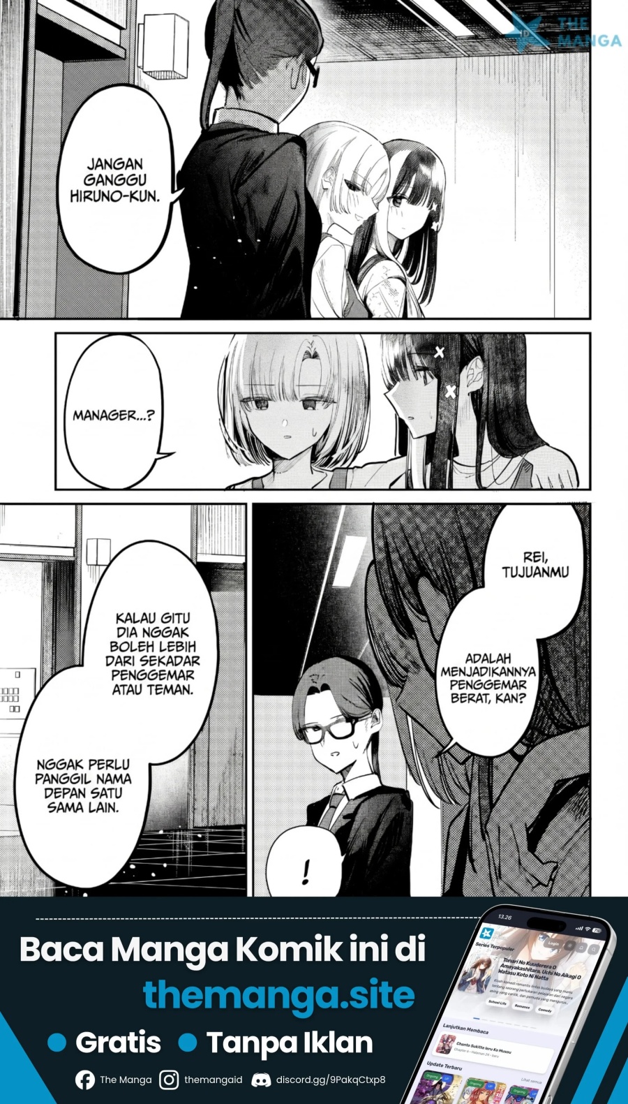 Baca Houkago no Idol ni wa Himitsu ga aru - Chapter 51 halaman 2