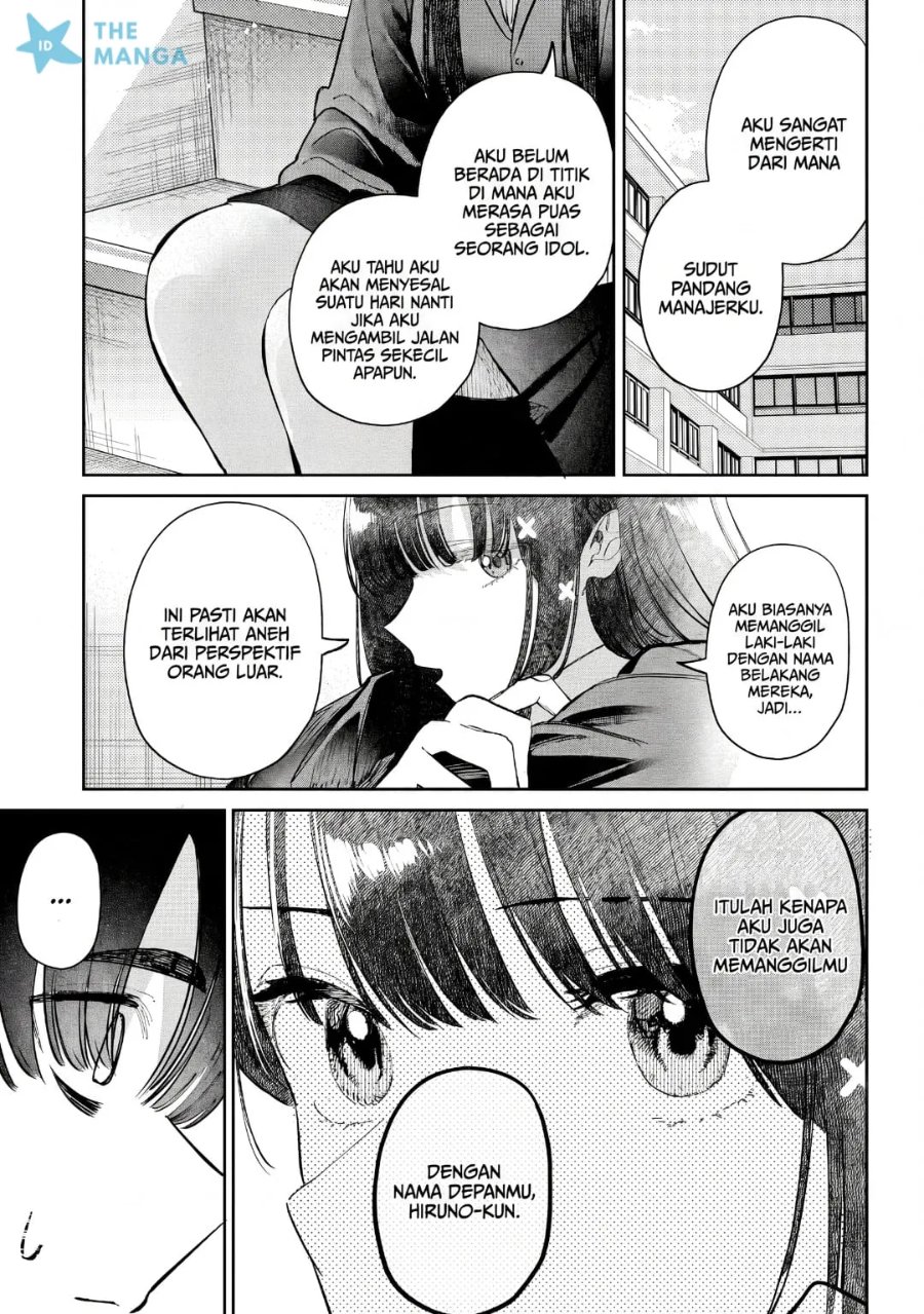 Baca Houkago no Idol ni wa Himitsu ga aru - Chapter 53 halaman 12