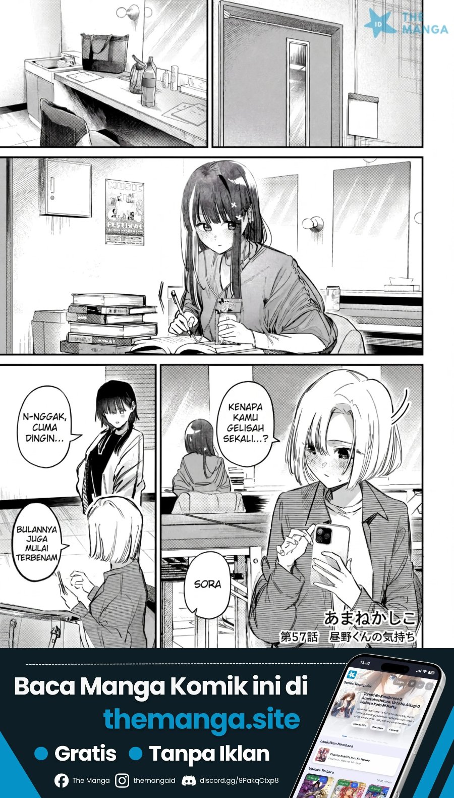 Baca Houkago no Idol ni wa Himitsu ga aru - Chapter 57 halaman 2