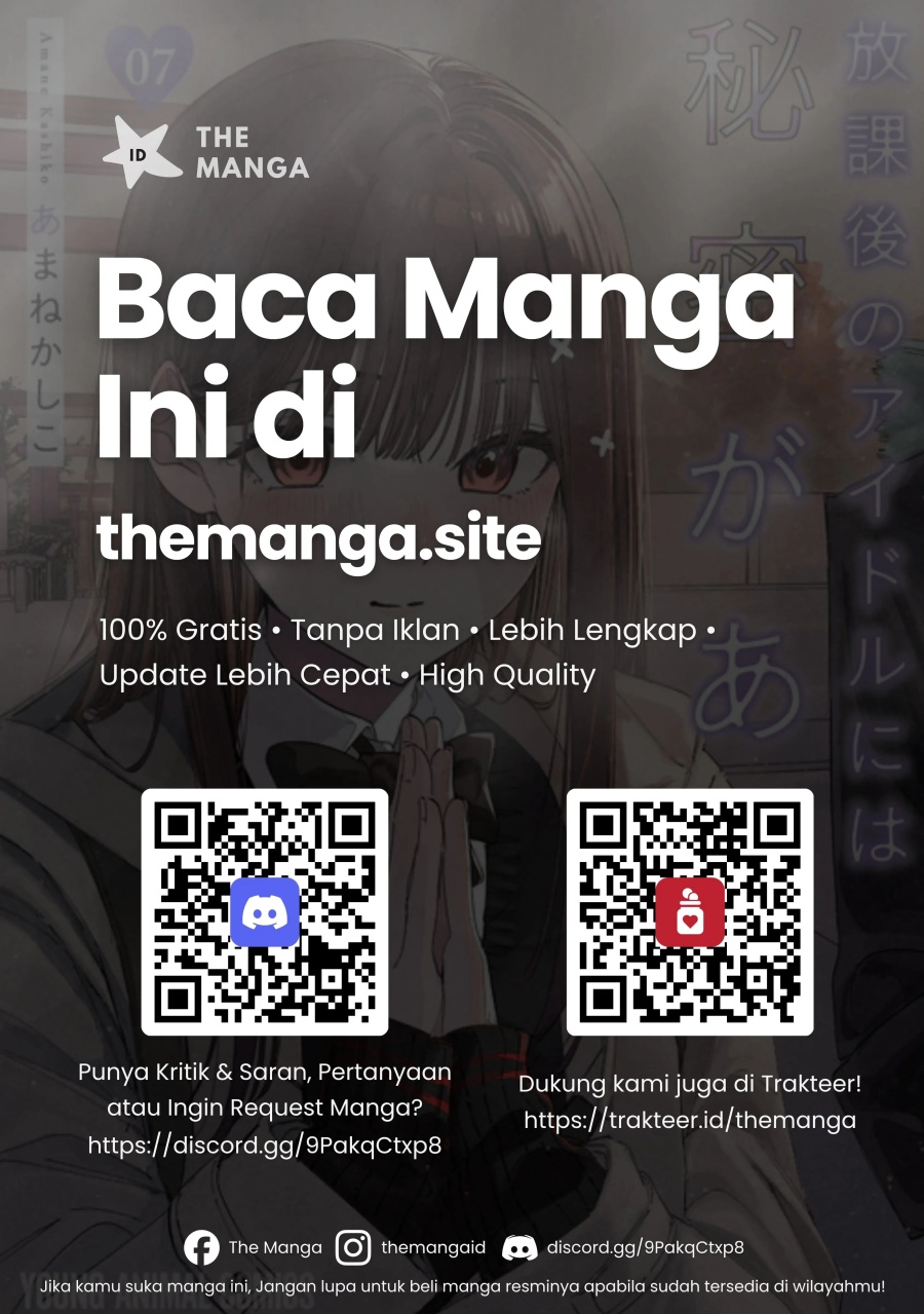 Baca Houkago no Idol ni wa Himitsu ga aru Chapter 59 Bahasa Indonesia page 40