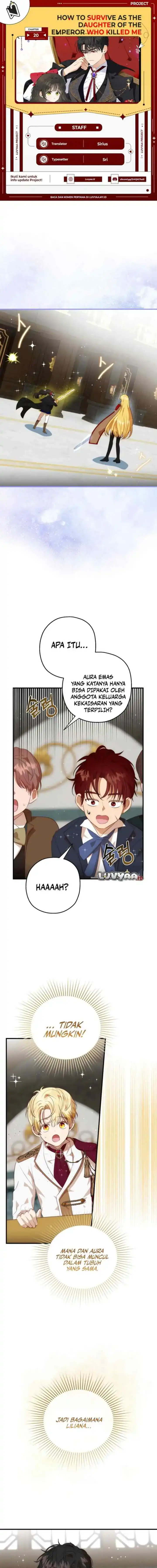 How to Survive as the Daughter of the Emperor Who Killed Me Chapter 20 - Page 1
