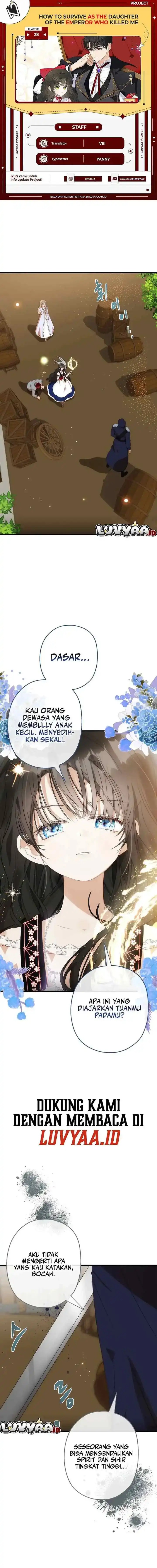 How to Survive as the Daughter of the Emperor Who Killed Me Chapter 28 - Page 1