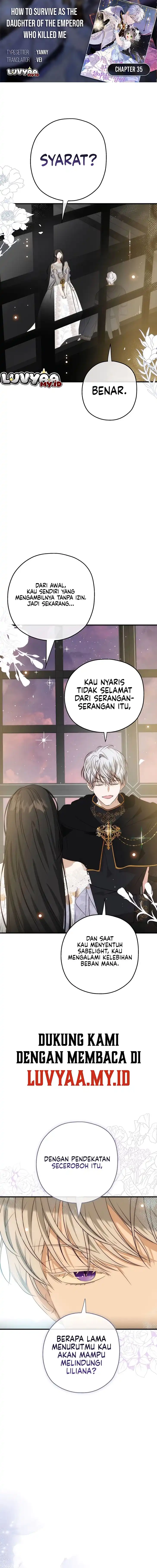 How to Survive as the Daughter of the Emperor Who Killed Me Chapter 35 - Page 1
