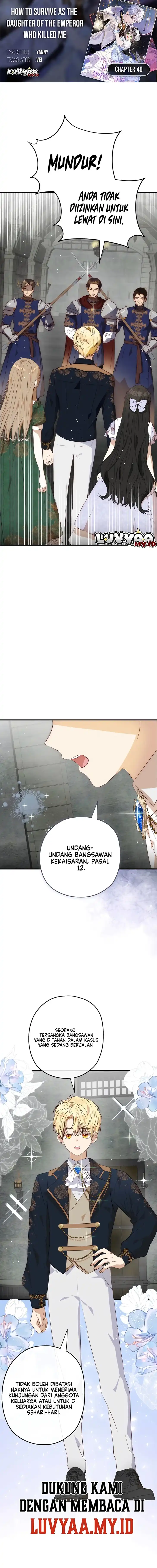 How to Survive as the Daughter of the Emperor Who Killed Me Chapter 40 - Page 1
