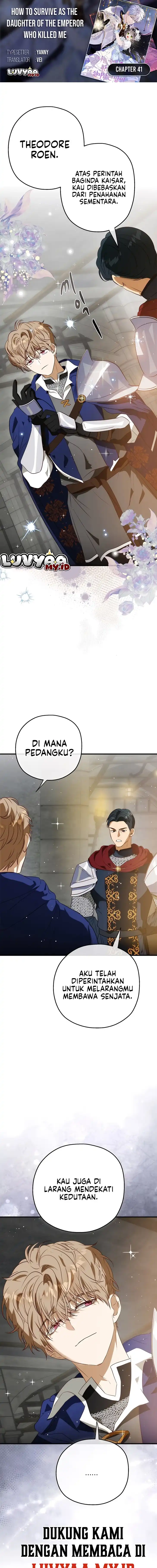 How to Survive as the Daughter of the Emperor Who Killed Me Chapter 41 - Page 1