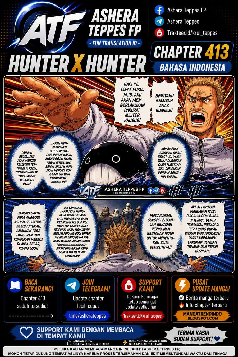 Baca Hunter x Hunter - Chapter 413 halaman 1