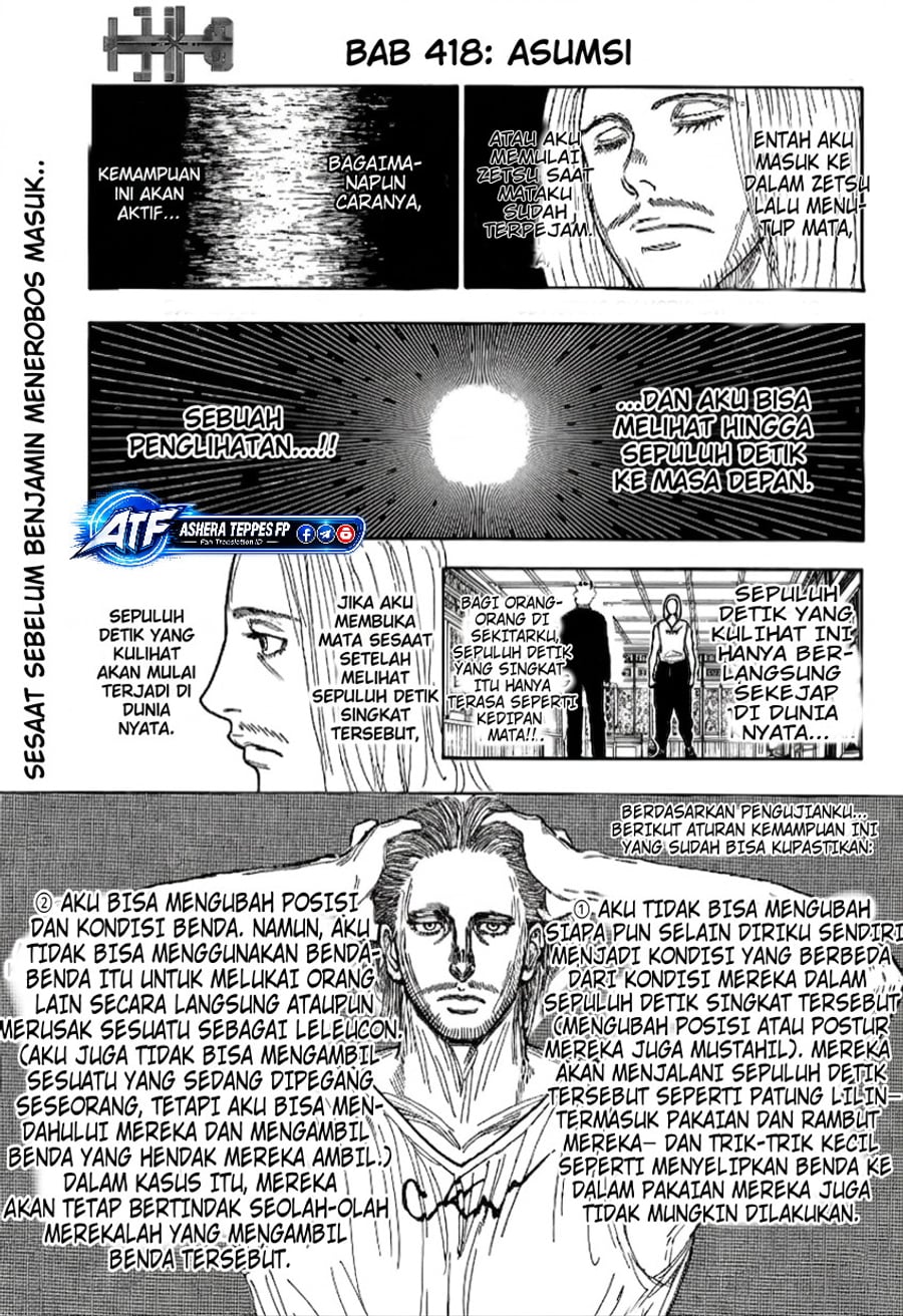Hunter x Hunter Chapter 418 - Page 2