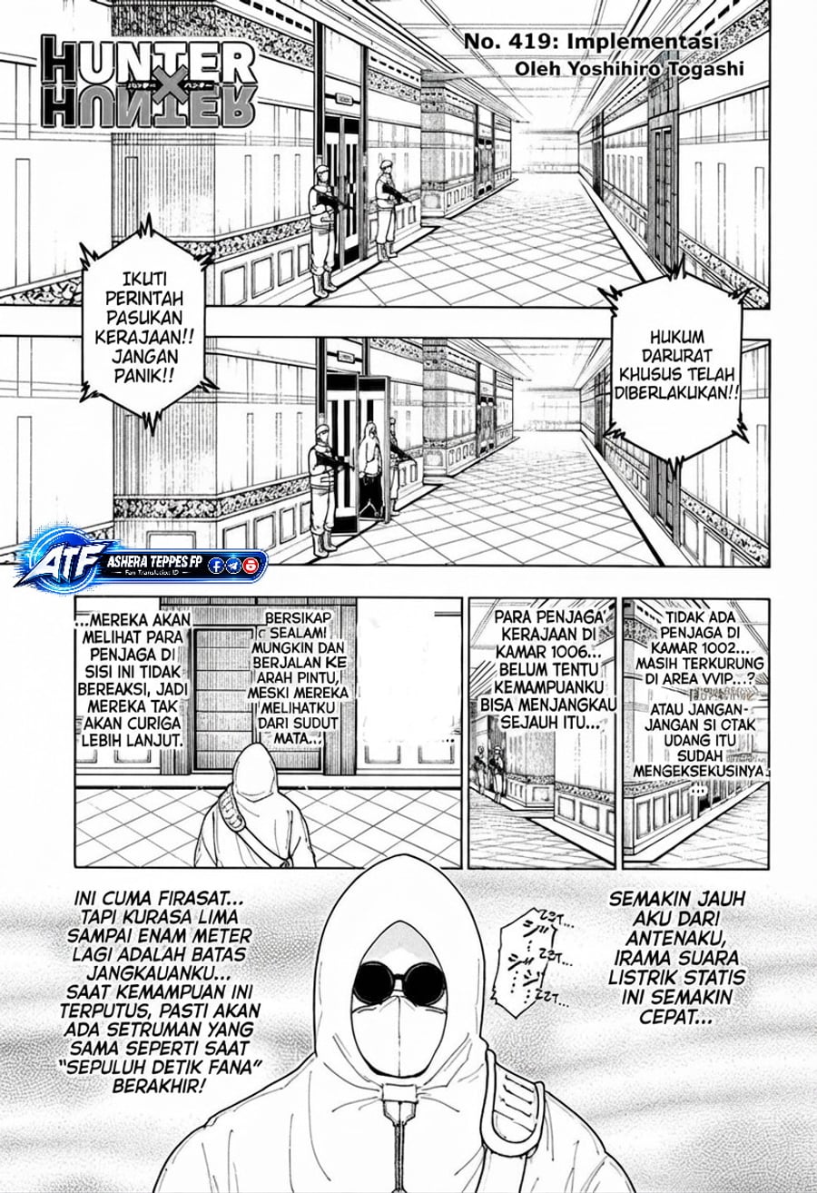 Hunter x Hunter Chapter 419 - Page 2