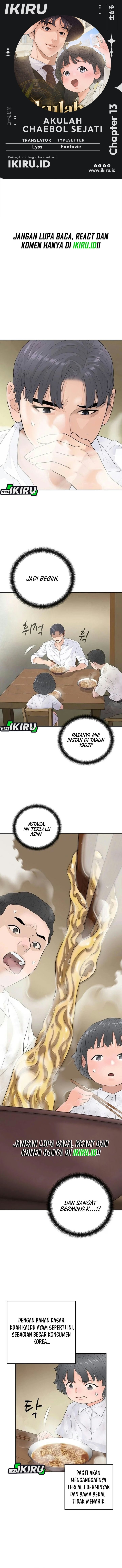 Baca I Alone Am the True Chaebol Chapter 13 Bahasa Indonesia page 6