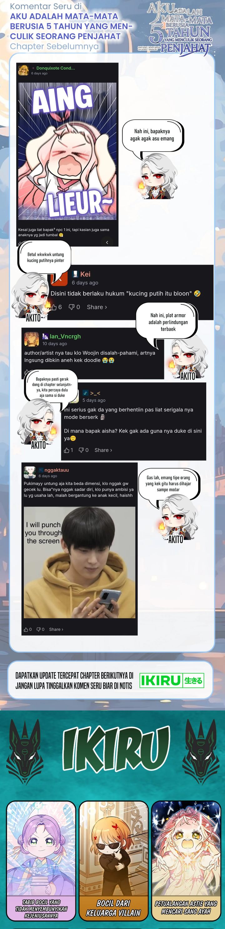 Baca I Am the 5-Year-Old Spy Who Kidnapped the Villain - Chapter 24 halaman 61