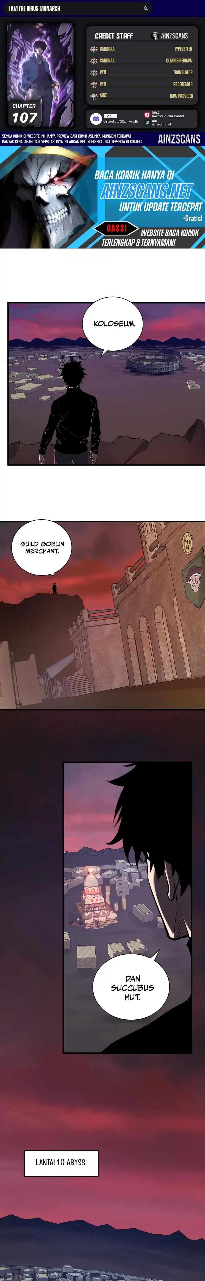 I Am the Virus Monarch Chapter 107 - Page 1