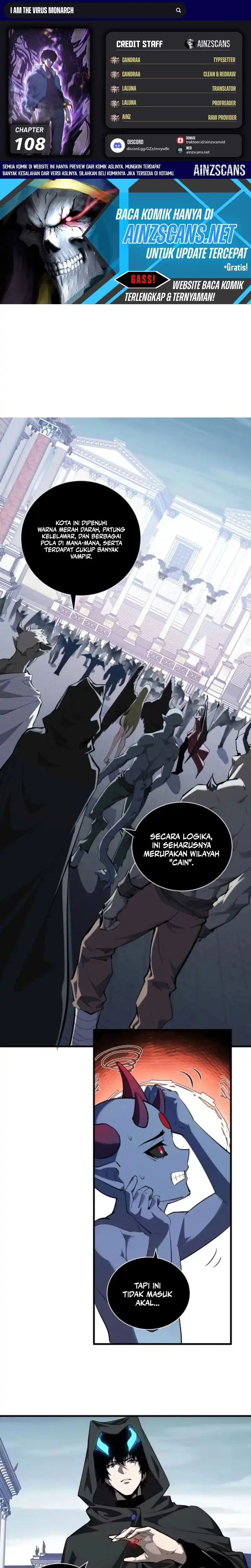 I Am the Virus Monarch Chapter 108 - Page 1