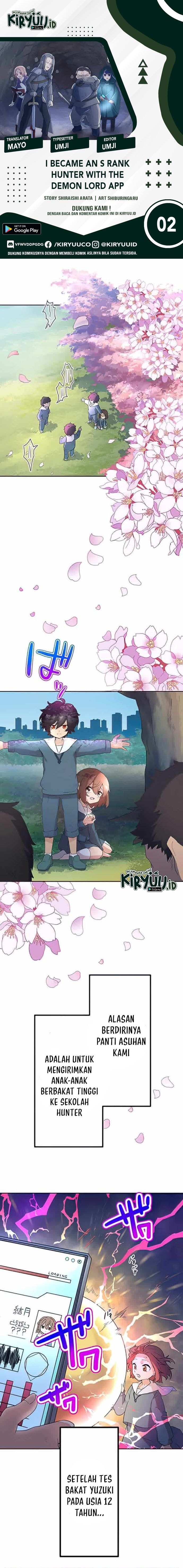 Baca I Became an S-Rank Hunter With the Demon Lord App - Chapter 2 halaman 1