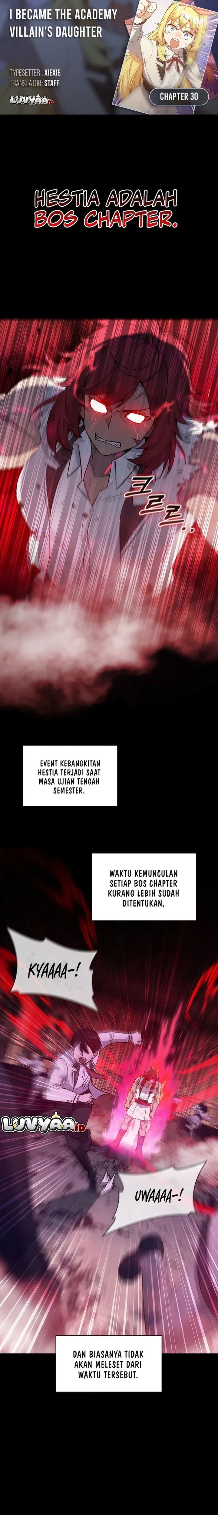 Baca I Became the Academy Villain's Daughter - Chapter 30 halaman 1
