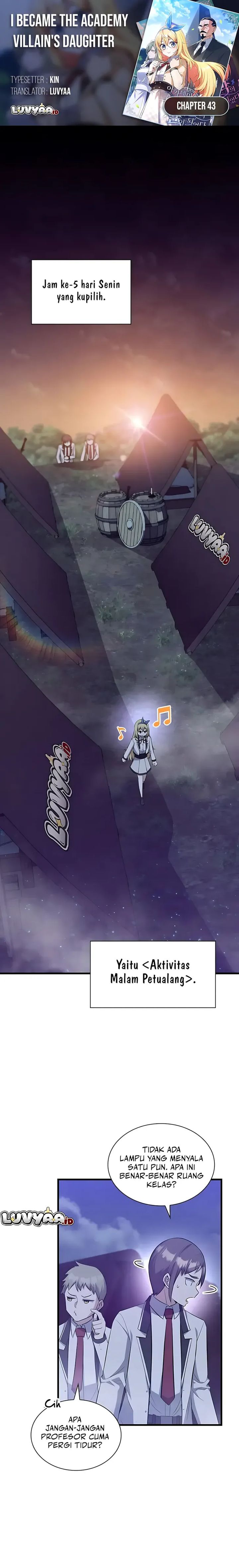 Baca I Became the Academy Villain's Daughter - Chapter 43 halaman 1