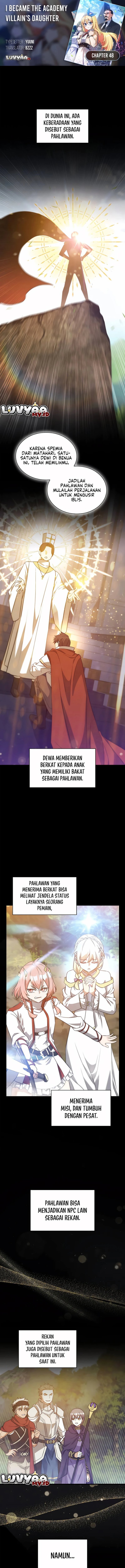 Baca I Became the Academy Villain's Daughter - Chapter 48 halaman 1