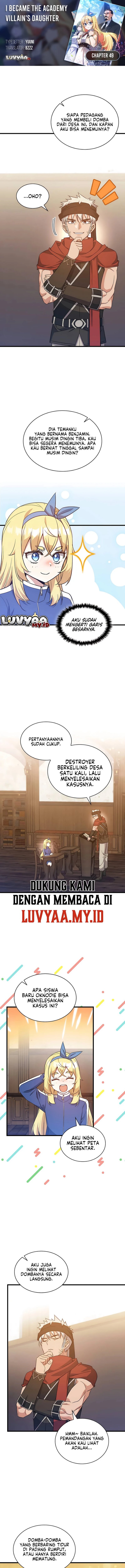 Baca I Became the Academy Villain's Daughter - Chapter 49 halaman 1